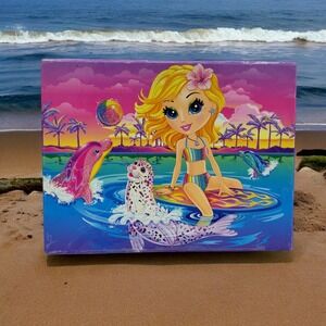 Lisa Frank Stationery Jewelry Box Cassie Surfer Girl Drawers Empty Vintage